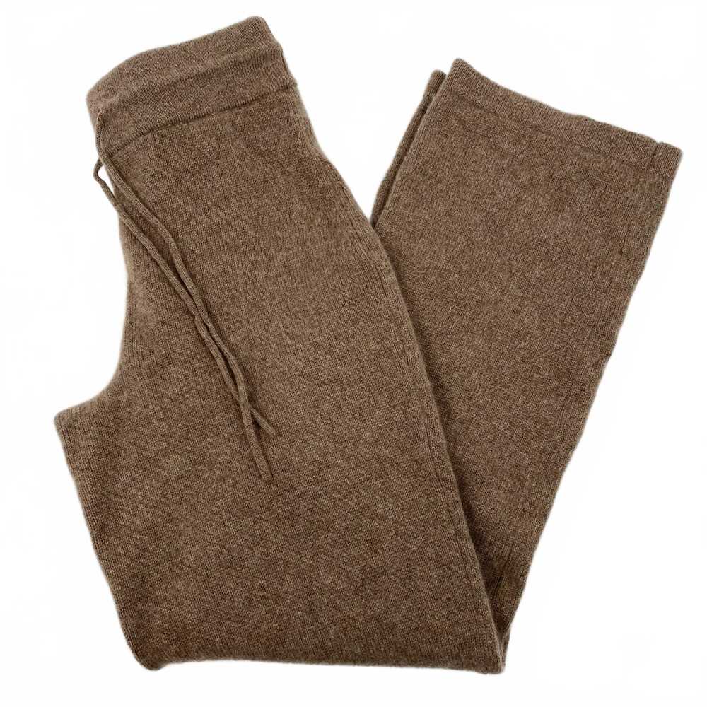 Aritzia Brown Cashmere Knit Drawstring Pants | XS Regular